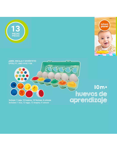 Huevos Encajables de Aprendizaje Infant Planet