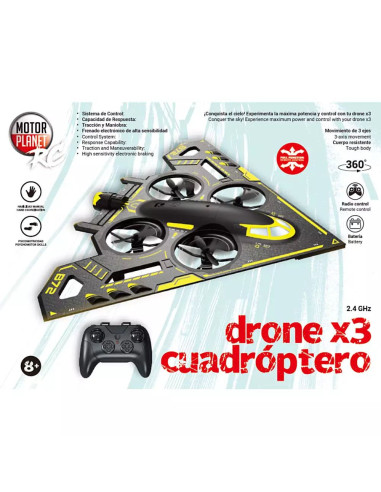 Drone X3 R/C Cuadróptero Pro 2,4 GHz Motor Planet