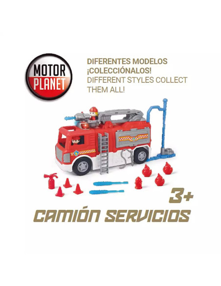 Camión de Servicios Luces y Sonidos Surtido Motor Planet