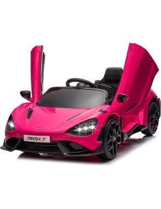 Coche Eléctrico Infantil McLaren Rosa 765LT 12V con Mando... 2