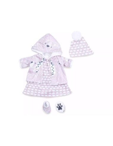 Vestido para Muñeca de 45 cm Alina con Gorrito...