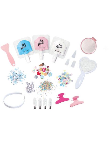 Deco Beauty Craft Art Planet 80 Piezas – Set Creativo para Decorar Accesorios +6 años.
