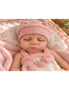Reborn Silicona Lea Peque BB - Muñeco Realista 33 cm 2