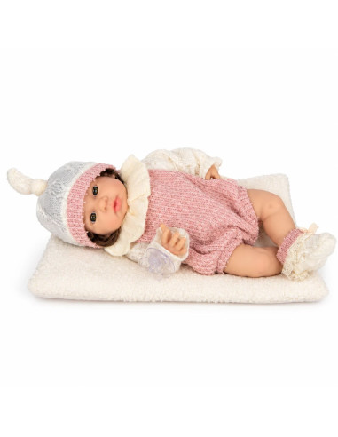 Muñeca Alma Rosita 39 cm de Silicona con Pelo...