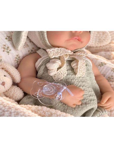 Reborn Copito de Algodón 48 cm de Silicona con Cabello +3 años