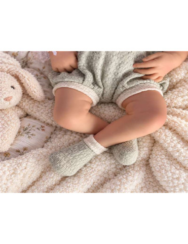 Reborn Copito de Algodón 48 cm de Silicona con...