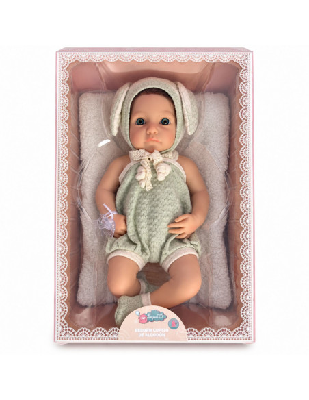 Reborn Copito de Algodón 48 cm de Silicona con Cabello +3 años