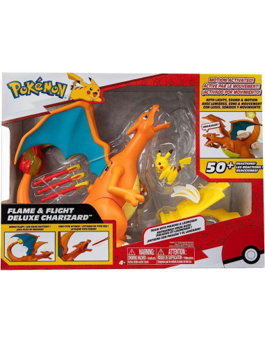 Pokemon Deluxe Charizard Electrónico Vs Pikachu