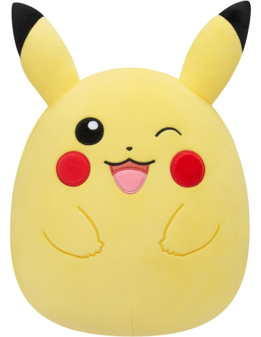 Peluche Pikachu Squishmallow Guiño 25 cm