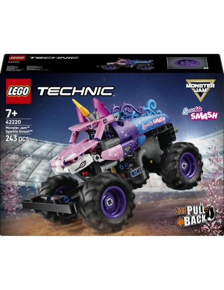 LEGO Technic Monster Jam Sparkle Smash con Motor de Carga Manual 42220