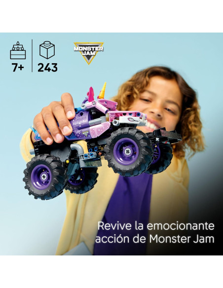 LEGO Technic Monster Jam Sparkle Smash con Motor de Carga Manual 42220