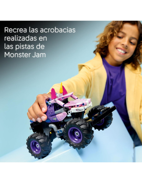 LEGO Technic Monster Jam Sparkle Smash con Motor de Carga Manual 42220