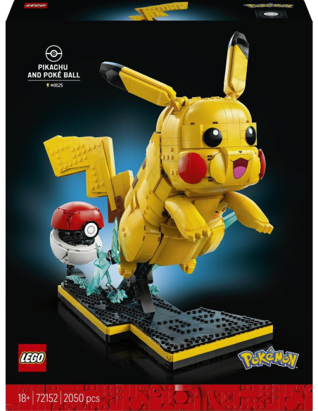 LEGO Pokémon Pikachu y Poké Ball 72152