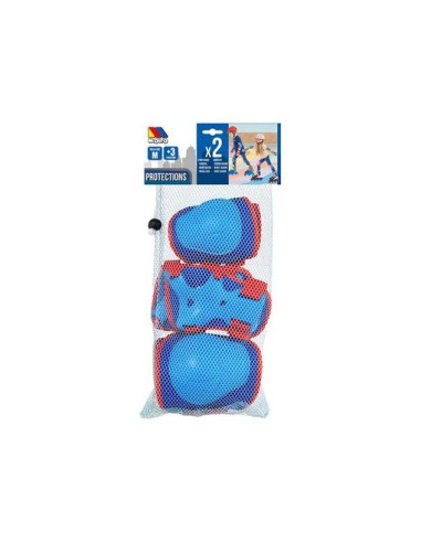 Set De Protecciones Azul 6 Piezas Talla M