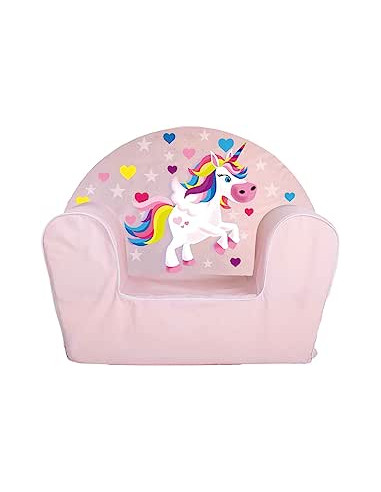 Sillón Rosa con Unicornio