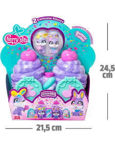 Cherry Pets Confetti Cupcake Bunny Twins Hoppy y Poppy,... 2