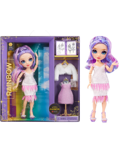 RAINBOW HIGH Muñeca Fantastic Fashion - Violet Willow