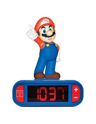 Reloj Despertador Alarma Super Mario 