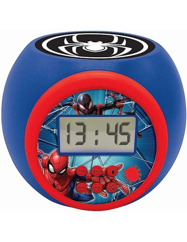 Reloj despertador con proyector Spiderman Marvel