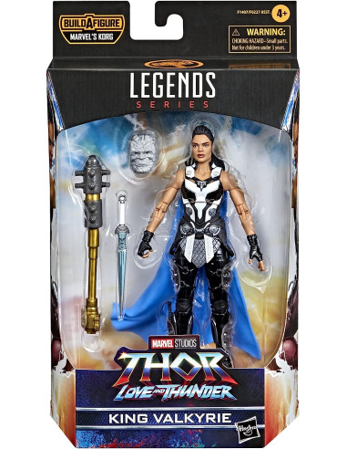 La Figura Marvel Thor Love And Thunder King Valkyrie Serie Legends de Hasbro