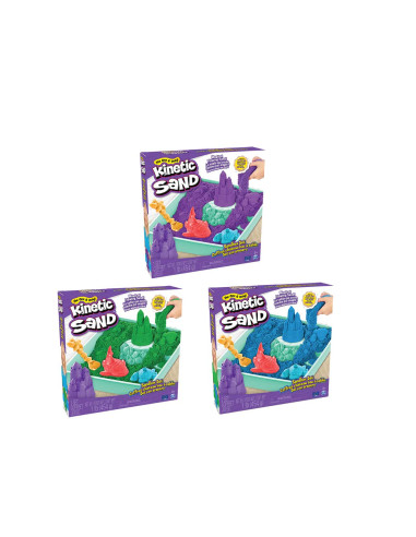 Kinetic Sand Arena moldeable Morado, Azul o Verde