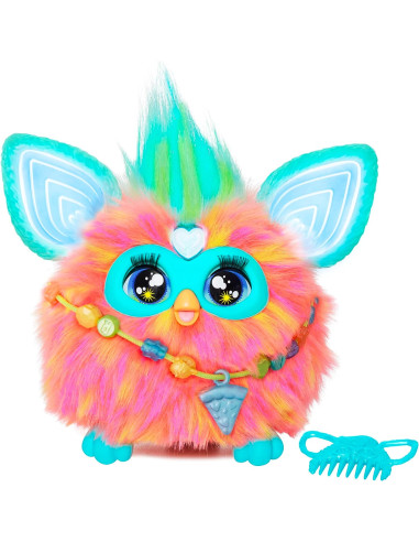 Furby Juguete Interactivo de Color Coral Activado por Voz