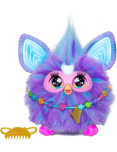 Furby Juguete Interactivo de Color Lila Activado por Voz