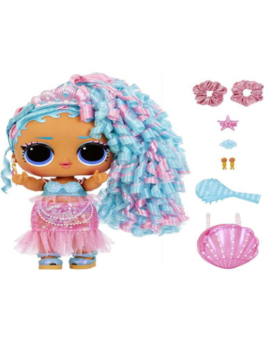 L.O.L. Surprise! Big Baby Hair Hair Hair Muñeca Grande - Splash Queen