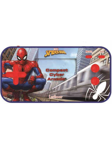 Marvel Spider-Man Compact Cyber Arcade-Consola portátil, 150 Juegos