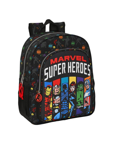 Mochila junior adapt.Carro avengers "super heroes"