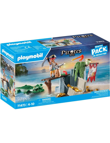 PLAYMOBIL Pirates 71473 Playset Pirata con caimán