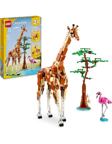 LEGO Creator 3 en 1 Safari de Animales Salvajes