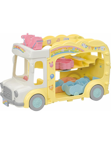 Sylvanian Families Autobús Arcoíris De La Guardería