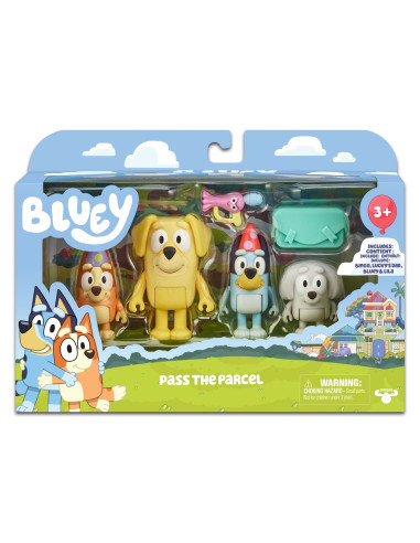 BLUEY - PACK 4 FIGURAS - ASST. 3 - S3