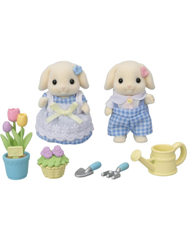 Sylvanian Families Set Hermanos Conejo Flor