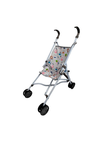 Carrito para muñecos PEQUEBEBE plegable