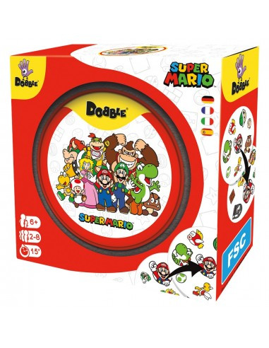 Dobble Super Mario Eco Sleeve - Juego de Cartas