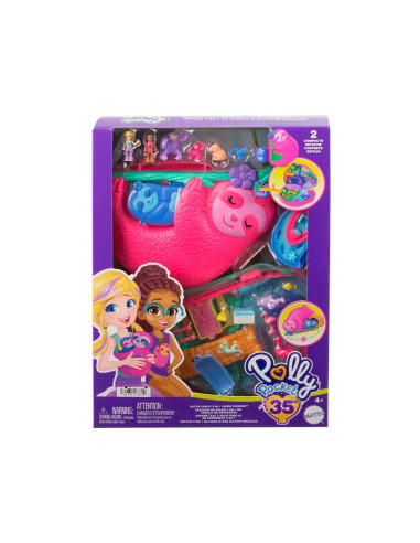 Polly Pocket Cofre Familia De Perezosos 