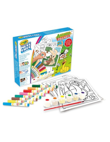 Colorea sin Manchas Color Wonder Super Set Amigos de la Granja Crayola