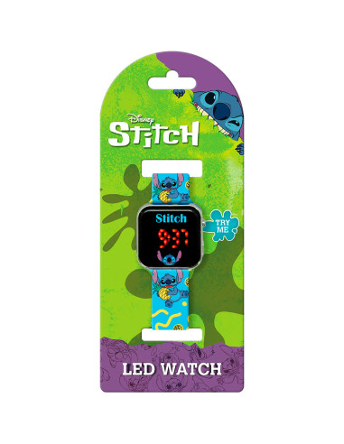 Stitch Reloj Led