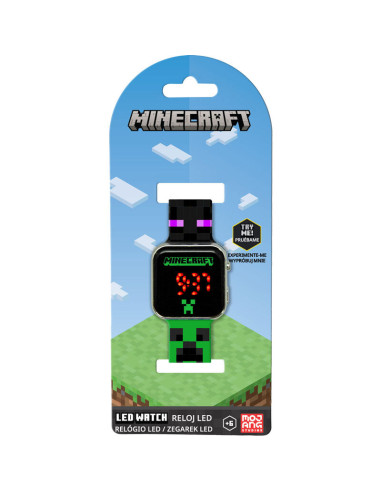 Minecraft Reloj Led