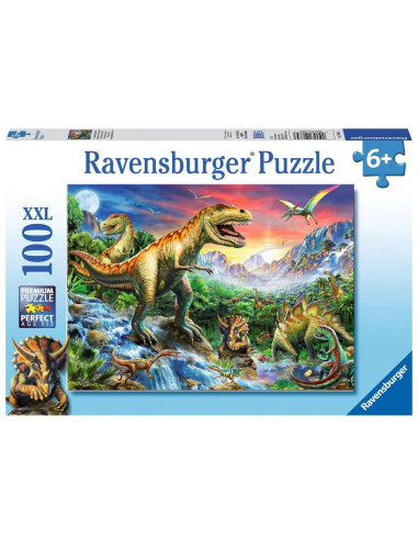 Puzzle RAVENSBURGER La Era de los Dinossauros (100 Piezas)