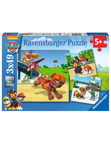 Puzzle Patrulla Canina 3x49 piezas