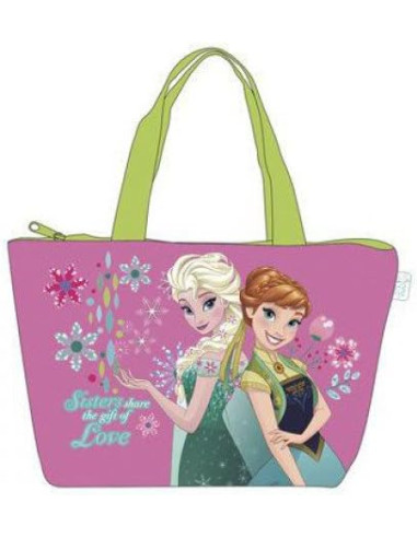 Bolsa playa con cremallera de Frozen