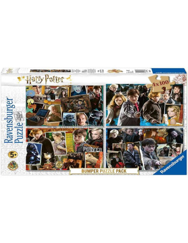 Puzzle Harry Potter Bumper Pack 4 Puzzles 100 Piezas