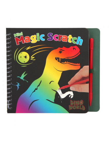 Dino World Mini Magic-Scratch Book