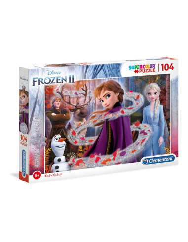 Disney Frozen 2 - 104 piezas - Glitter Puzzle