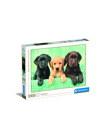 Clementoni, Puzzle Los Tres Labradores 1000pzs