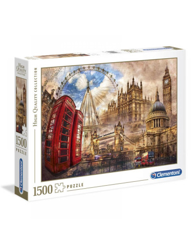 Clementoni, Puzzle Vintage London 1500 pzs