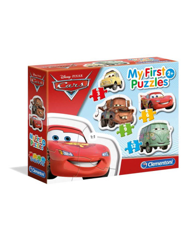 Disney Cars - 3+6+9+12 piezas - My First Puzzle